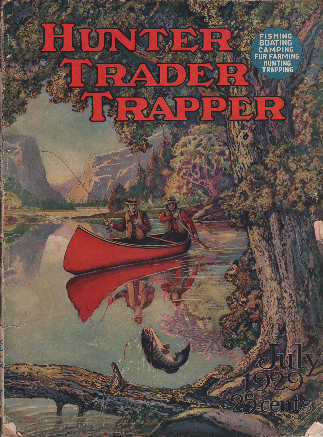 Hunter Trader Trapper July 1929