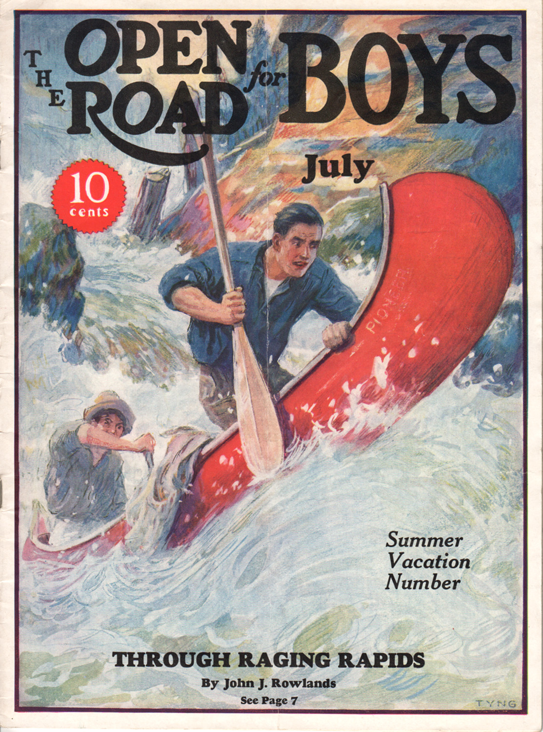 Open Road for Boys July 1930