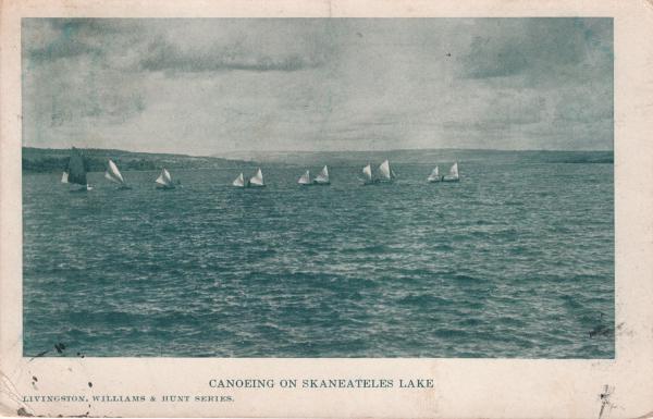 Canoeing on Skaneateles Lake