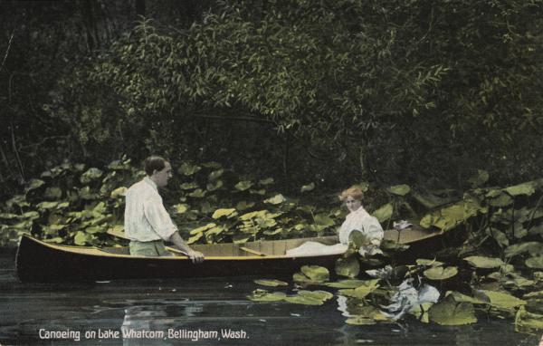 Canoeing on Lake Whatcom