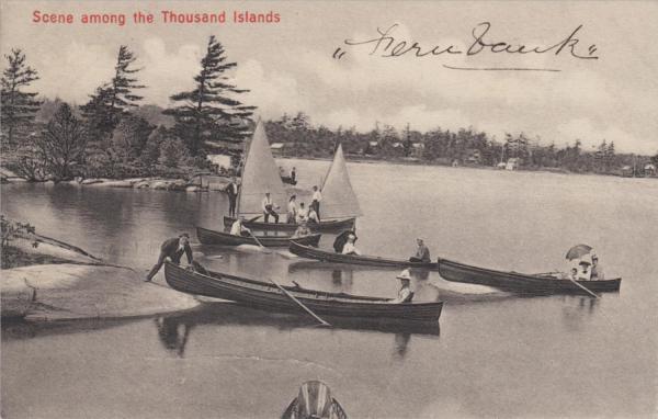 Scene Among the Thousand Islands