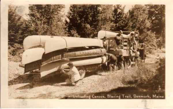 Unloading Canoes