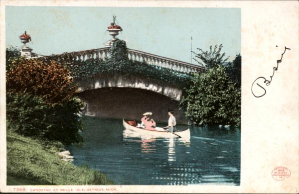 Canoeing at Belle Isle