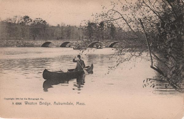 Weston Bridge postcard