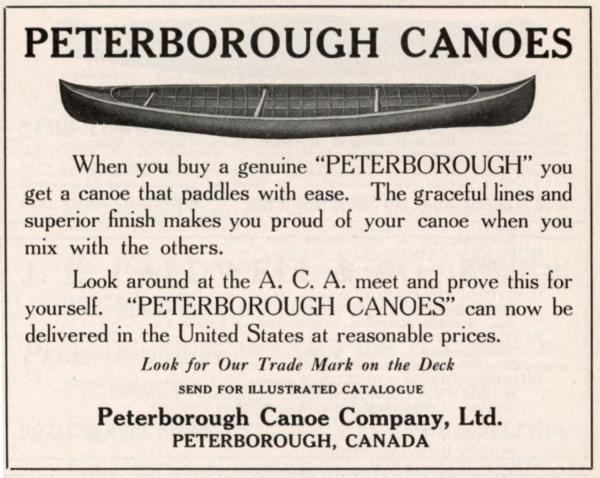 1914 Peterborough ad