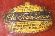 Old Town Canoe Company decal