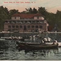 Canoe Race on Park Lake