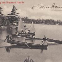 Scene Among the Thousand Islands