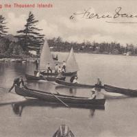 Scene Among the Thousand Islands