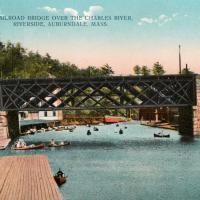 Railroad bridge over the Charles River