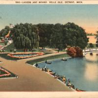 Belle Isle Linen Postcard