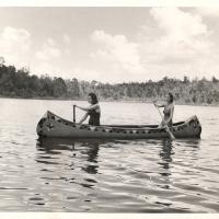 Thompson Canoe with Girls